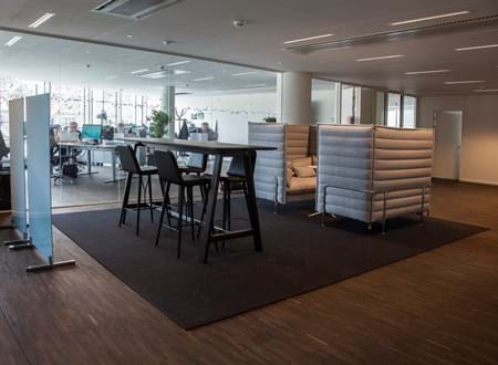 filttæppe kontor indretning